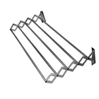 СУШИЛКА СТЕНОВАЯ СЕРЕБРО/СЕРАЯ 60 см. "FAMILIA" 