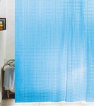 Шторы д/ванн 3D 180х180см голубая