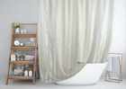 Штора д/ванн 240х200 Rigone бежевая.