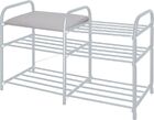 Этажерка для обуви"Ника Люкс" (арт. ЭТЛ3)серебро