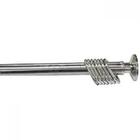 Карниз для ванной хром 120x220 с хром кольцом.