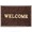 Коврик придверный из ПВХ «WELCOME» 40*60 коричневый