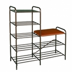 Подставка д/обуви ПДОсС 214 М 5-ти полочная 90см с сиденьем (медный антик ) 